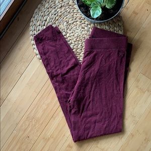 Maroon Knit Pink by Victoria’s Secret Leggings
